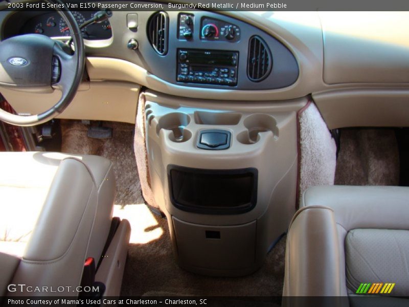 Burgundy Red Metallic / Medium Pebble 2003 Ford E Series Van E150 Passenger Conversion