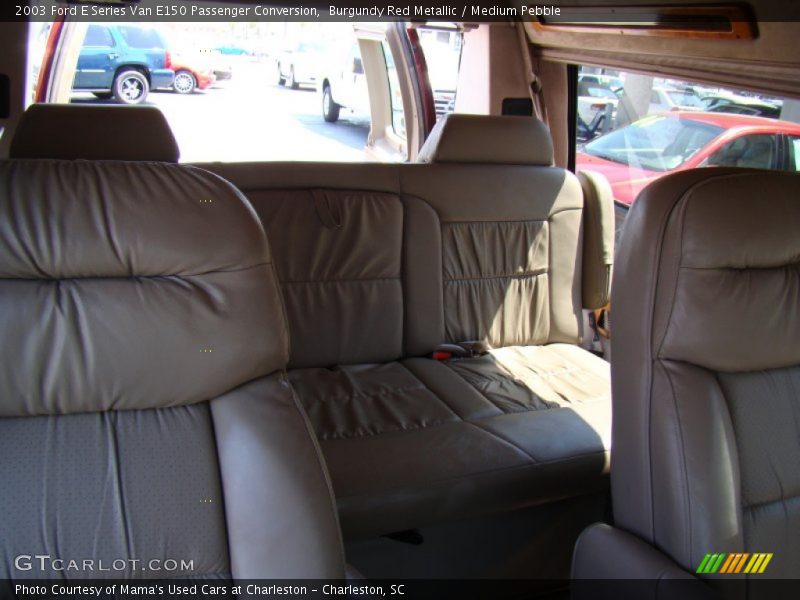 Burgundy Red Metallic / Medium Pebble 2003 Ford E Series Van E150 Passenger Conversion