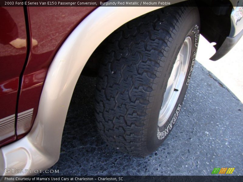 Burgundy Red Metallic / Medium Pebble 2003 Ford E Series Van E150 Passenger Conversion