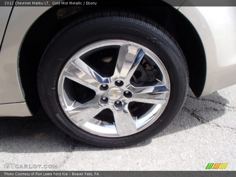 Gold Mist Metallic / Ebony 2012 Chevrolet Malibu LT