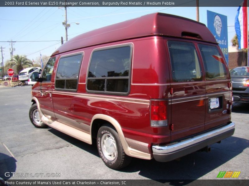 Burgundy Red Metallic / Medium Pebble 2003 Ford E Series Van E150 Passenger Conversion