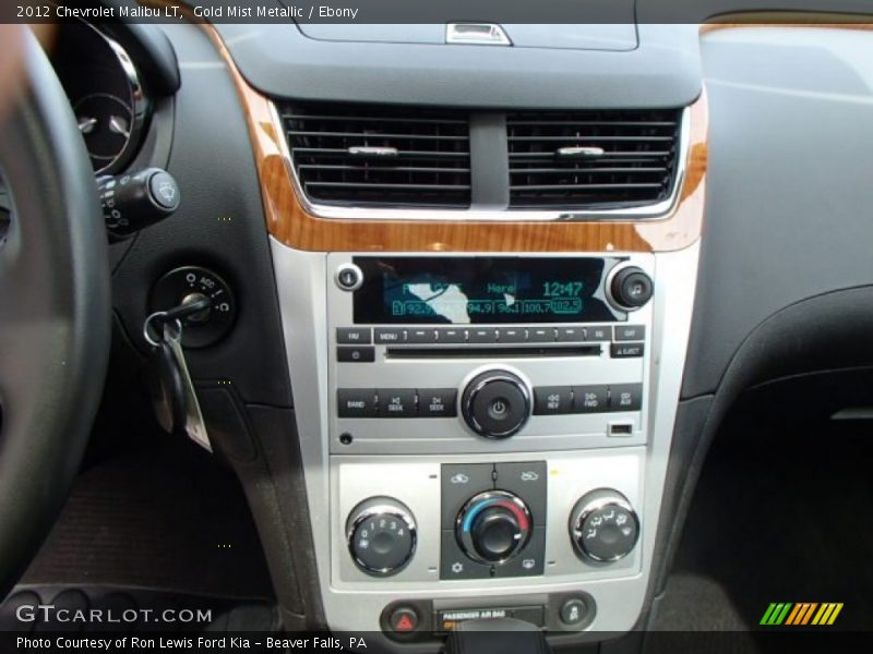 Gold Mist Metallic / Ebony 2012 Chevrolet Malibu LT
