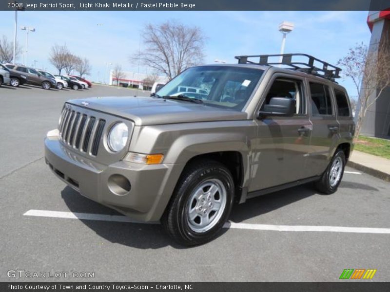 Light Khaki Metallic / Pastel Pebble Beige 2008 Jeep Patriot Sport