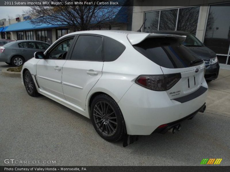 Satin White Pearl / Carbon Black 2011 Subaru Impreza WRX Wagon