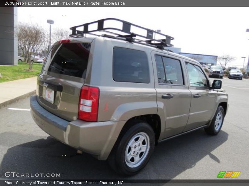 Light Khaki Metallic / Pastel Pebble Beige 2008 Jeep Patriot Sport