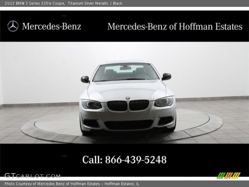 Titanium Silver Metallic / Black 2013 BMW 3 Series 335is Coupe