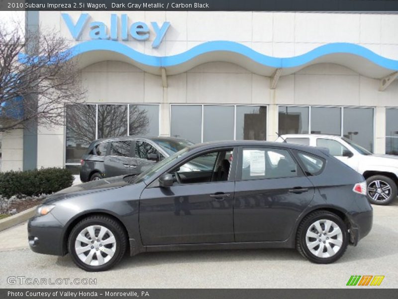Dark Gray Metallic / Carbon Black 2010 Subaru Impreza 2.5i Wagon