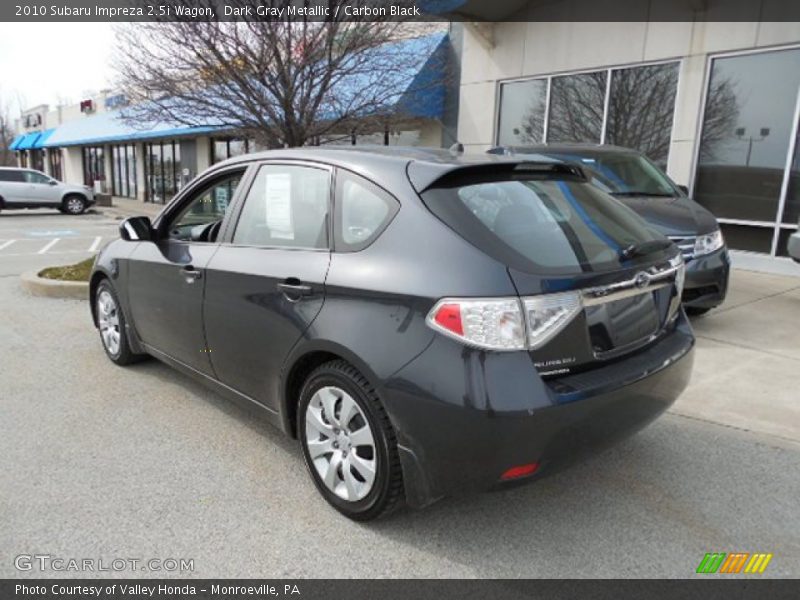 Dark Gray Metallic / Carbon Black 2010 Subaru Impreza 2.5i Wagon