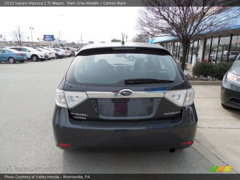 Dark Gray Metallic / Carbon Black 2010 Subaru Impreza 2.5i Wagon