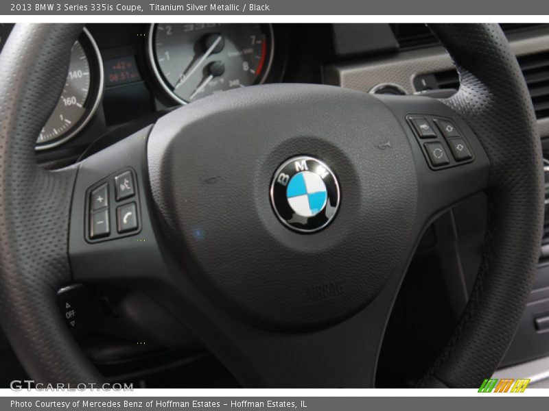 Titanium Silver Metallic / Black 2013 BMW 3 Series 335is Coupe