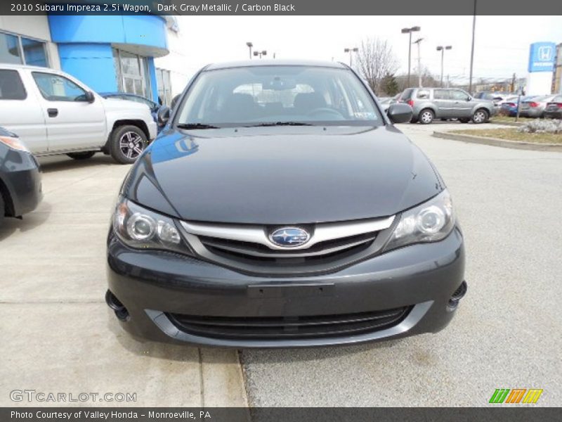 Dark Gray Metallic / Carbon Black 2010 Subaru Impreza 2.5i Wagon