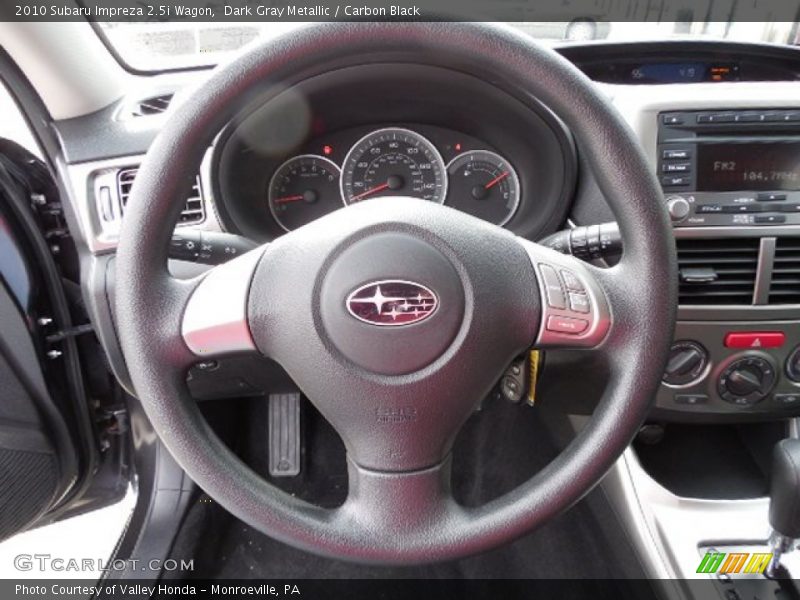 Dark Gray Metallic / Carbon Black 2010 Subaru Impreza 2.5i Wagon