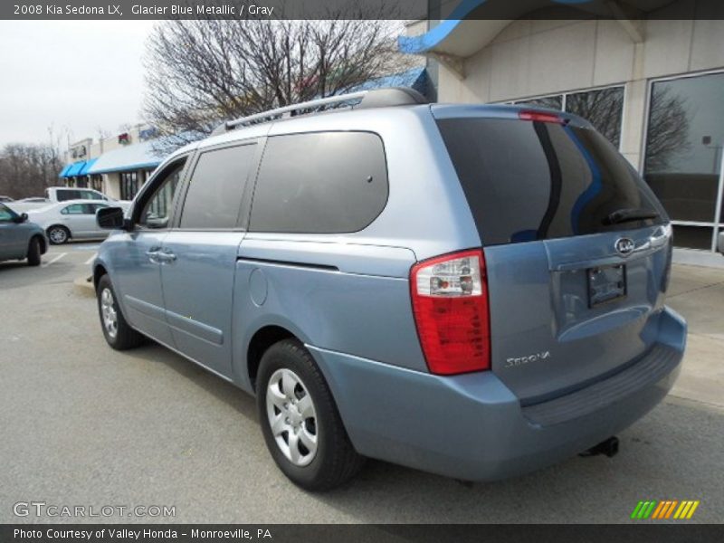 Glacier Blue Metallic / Gray 2008 Kia Sedona LX