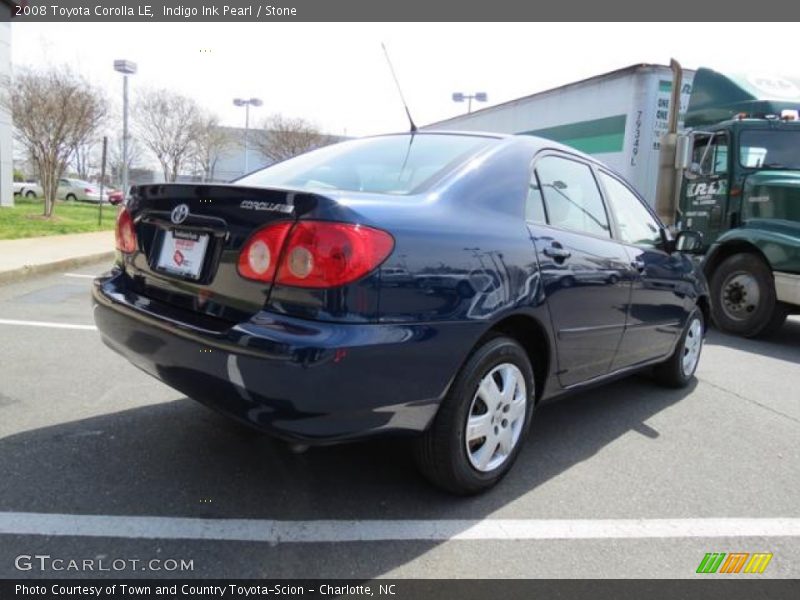 Indigo Ink Pearl / Stone 2008 Toyota Corolla LE