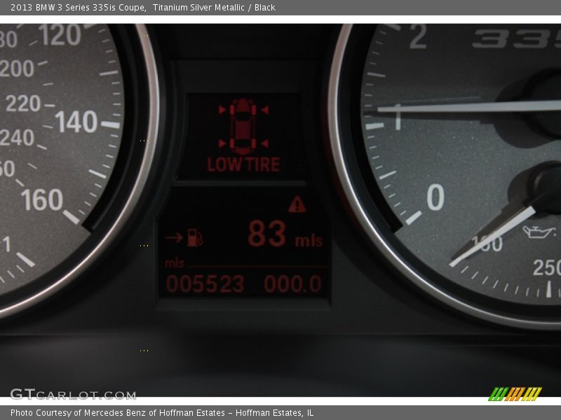 Titanium Silver Metallic / Black 2013 BMW 3 Series 335is Coupe