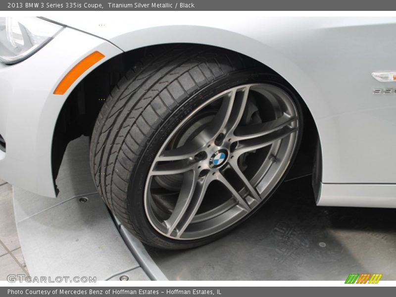 Titanium Silver Metallic / Black 2013 BMW 3 Series 335is Coupe