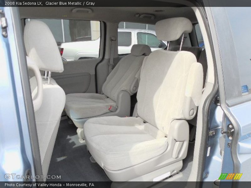 Glacier Blue Metallic / Gray 2008 Kia Sedona LX