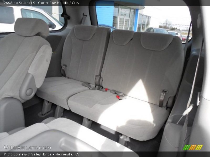 Glacier Blue Metallic / Gray 2008 Kia Sedona LX