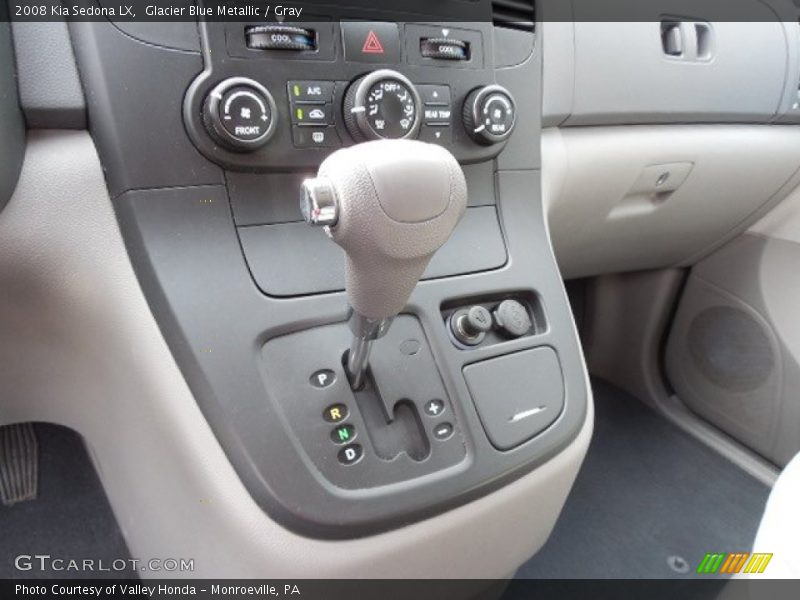 Glacier Blue Metallic / Gray 2008 Kia Sedona LX