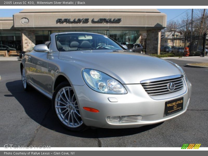 Millennium Silver Metallic / Black 2005 Lexus SC 430