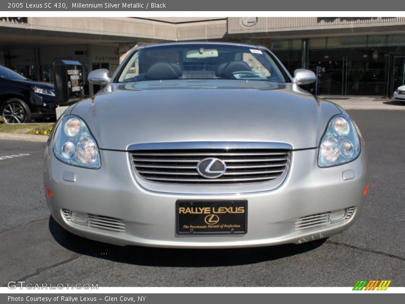 Millennium Silver Metallic / Black 2005 Lexus SC 430
