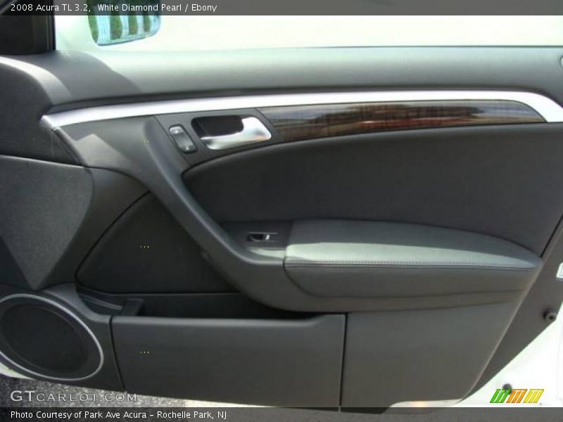 White Diamond Pearl / Ebony 2008 Acura TL 3.2