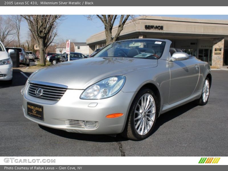 Millennium Silver Metallic / Black 2005 Lexus SC 430