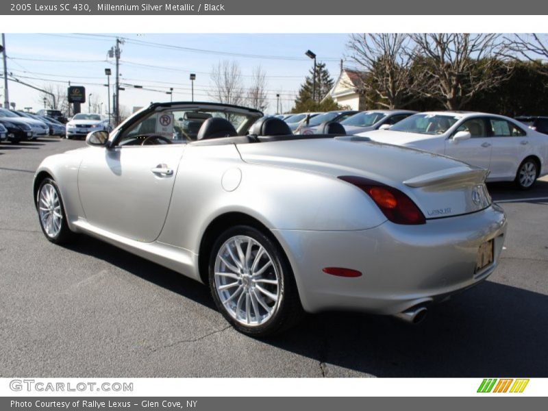 Millennium Silver Metallic / Black 2005 Lexus SC 430
