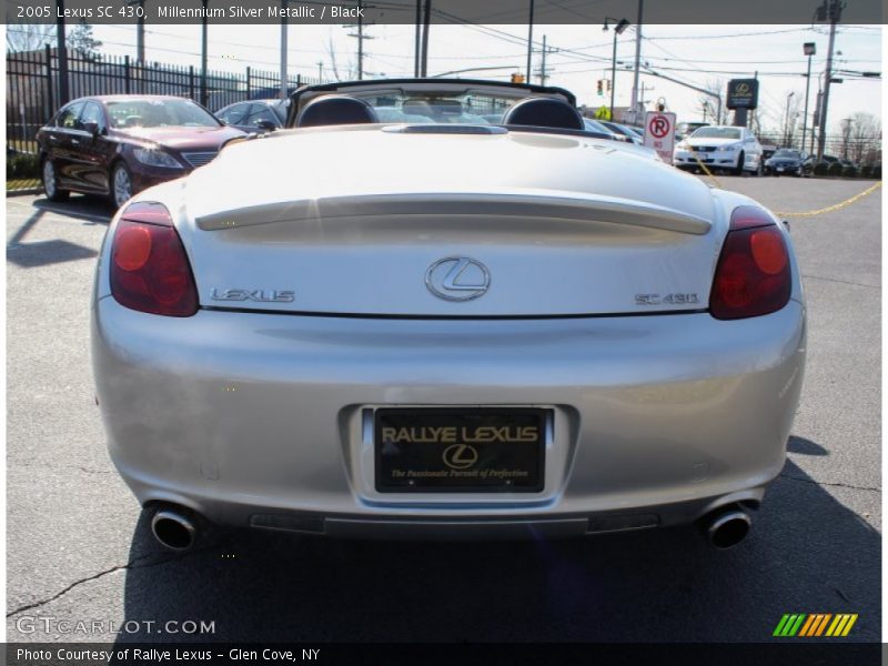 Millennium Silver Metallic / Black 2005 Lexus SC 430