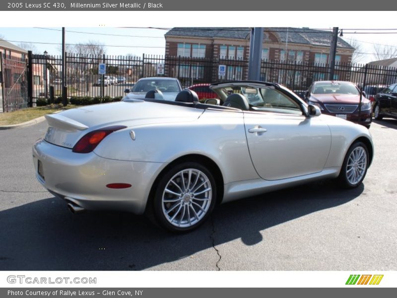 Millennium Silver Metallic / Black 2005 Lexus SC 430
