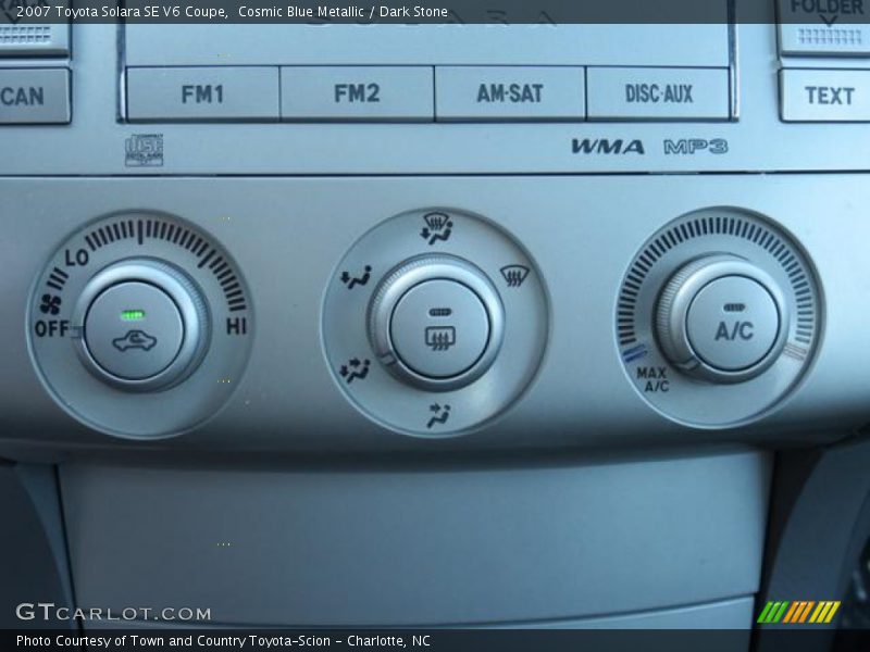 Cosmic Blue Metallic / Dark Stone 2007 Toyota Solara SE V6 Coupe