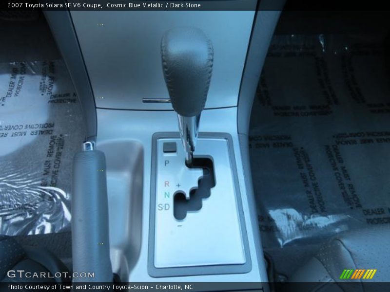 Cosmic Blue Metallic / Dark Stone 2007 Toyota Solara SE V6 Coupe