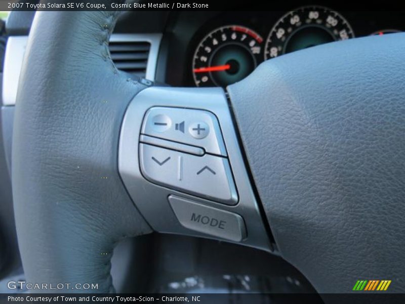 Cosmic Blue Metallic / Dark Stone 2007 Toyota Solara SE V6 Coupe