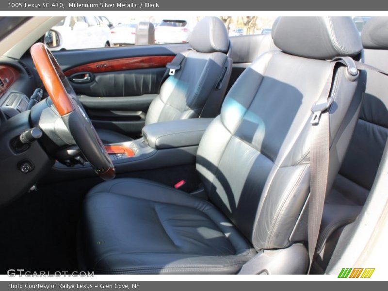 Millennium Silver Metallic / Black 2005 Lexus SC 430