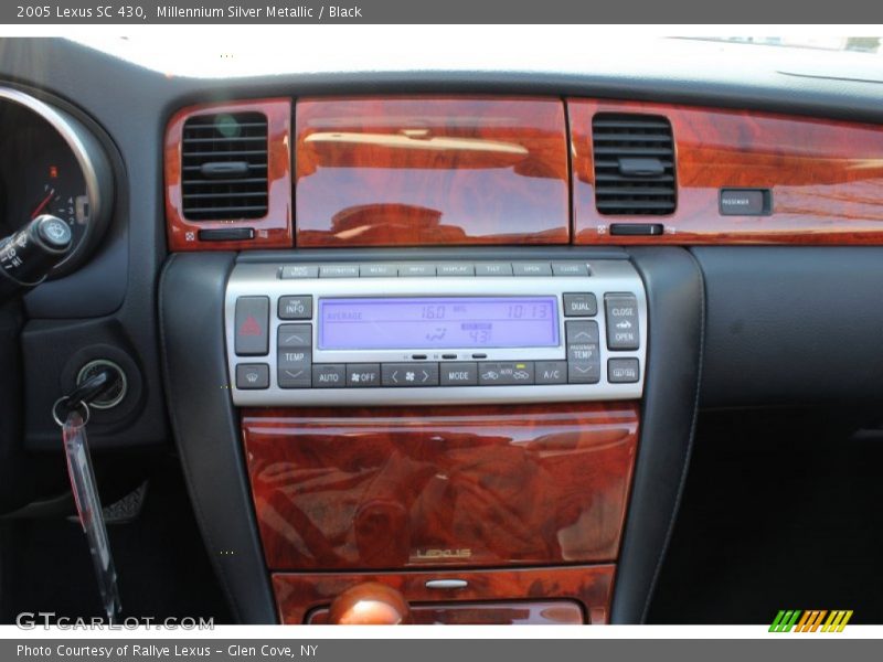 Millennium Silver Metallic / Black 2005 Lexus SC 430