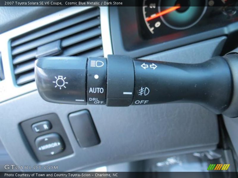 Cosmic Blue Metallic / Dark Stone 2007 Toyota Solara SE V6 Coupe