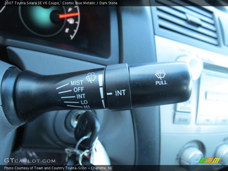 Cosmic Blue Metallic / Dark Stone 2007 Toyota Solara SE V6 Coupe