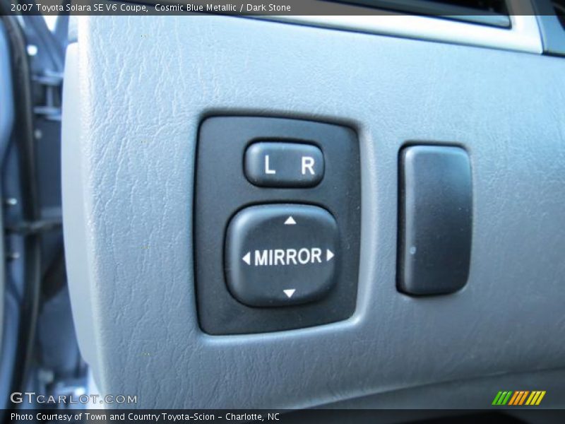 Cosmic Blue Metallic / Dark Stone 2007 Toyota Solara SE V6 Coupe