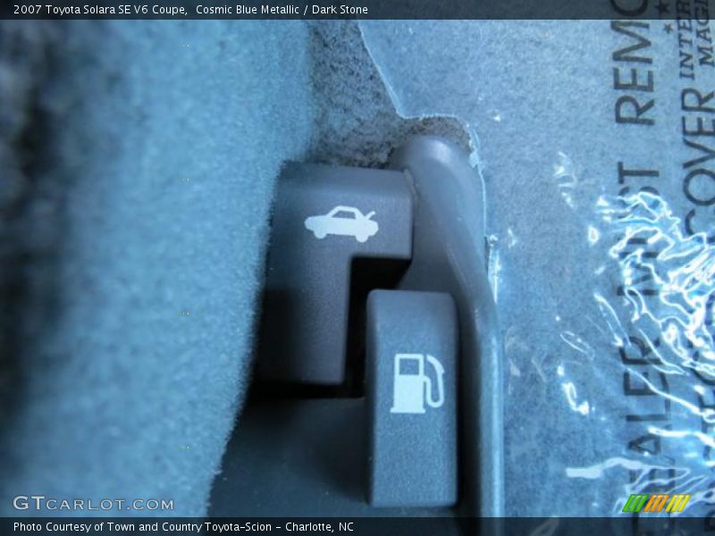 Cosmic Blue Metallic / Dark Stone 2007 Toyota Solara SE V6 Coupe