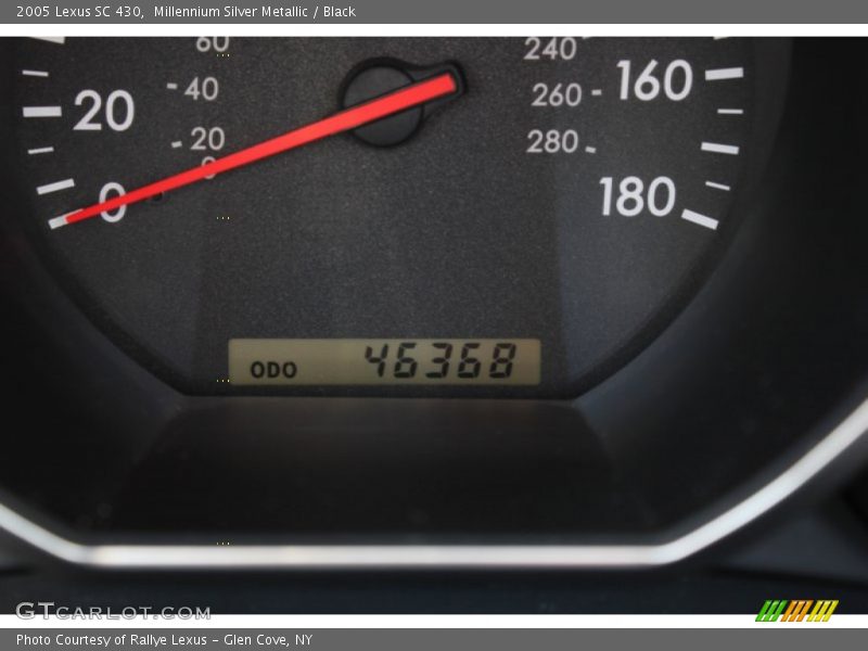 Millennium Silver Metallic / Black 2005 Lexus SC 430