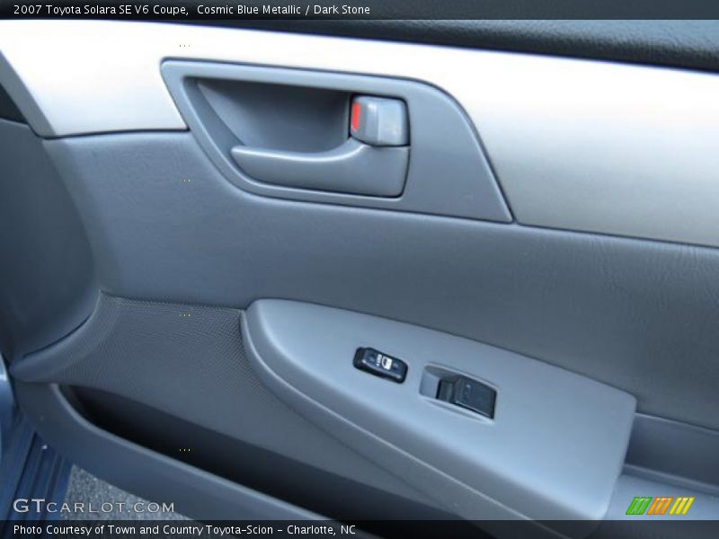 Cosmic Blue Metallic / Dark Stone 2007 Toyota Solara SE V6 Coupe