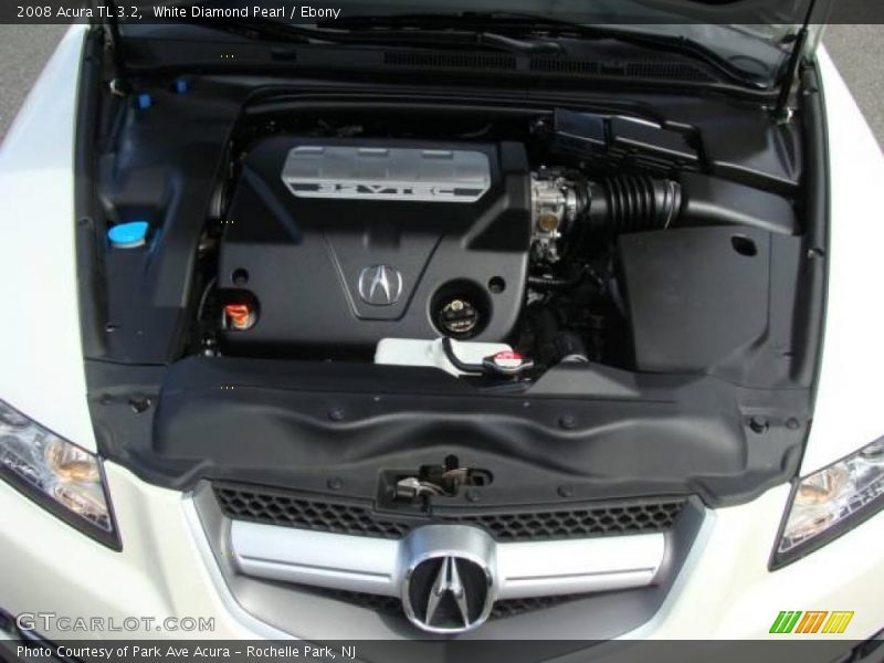 White Diamond Pearl / Ebony 2008 Acura TL 3.2