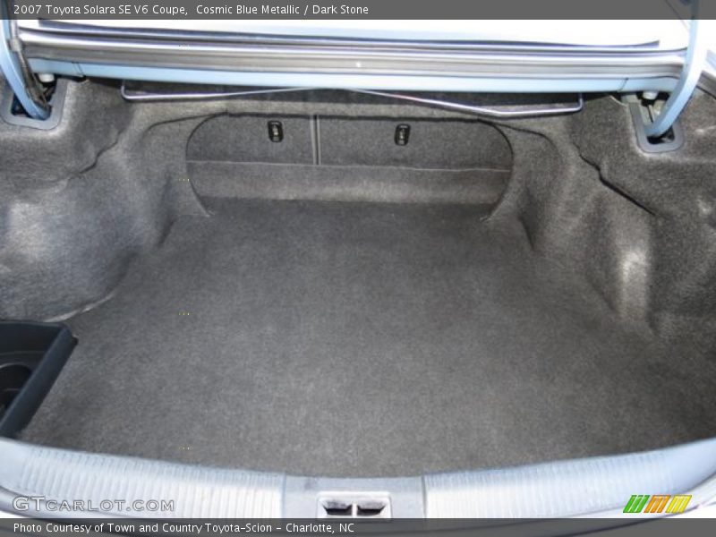 Cosmic Blue Metallic / Dark Stone 2007 Toyota Solara SE V6 Coupe