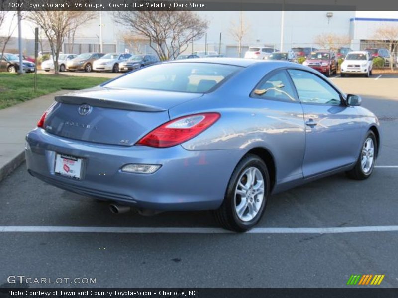 Cosmic Blue Metallic / Dark Stone 2007 Toyota Solara SE V6 Coupe