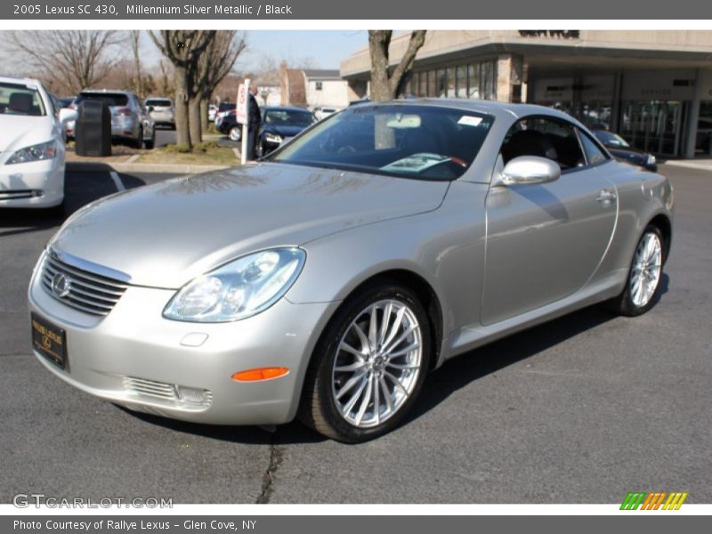 Millennium Silver Metallic / Black 2005 Lexus SC 430