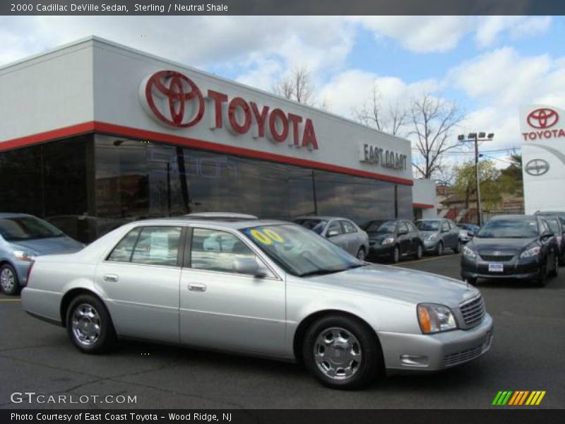 Sterling / Neutral Shale 2000 Cadillac DeVille Sedan