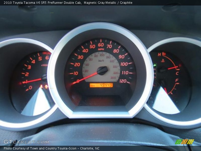 Magnetic Gray Metallic / Graphite 2010 Toyota Tacoma V6 SR5 PreRunner Double Cab