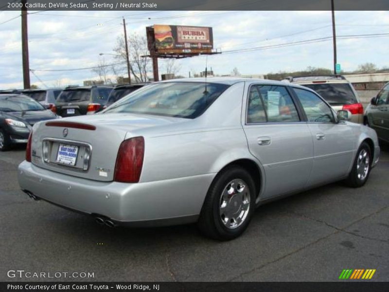 Sterling / Neutral Shale 2000 Cadillac DeVille Sedan