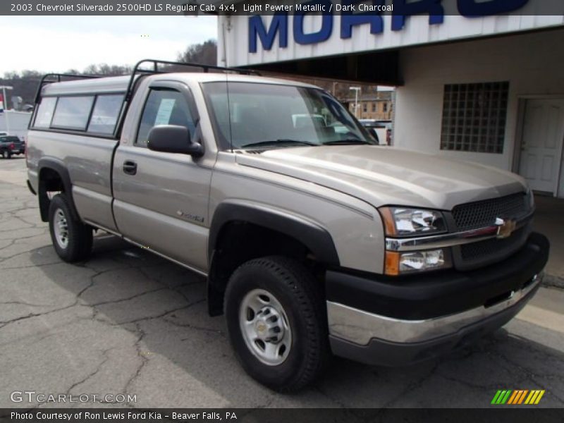 Light Pewter Metallic / Dark Charcoal 2003 Chevrolet Silverado 2500HD LS Regular Cab 4x4