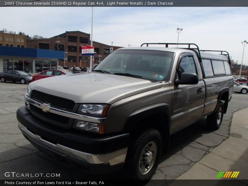 Light Pewter Metallic / Dark Charcoal 2003 Chevrolet Silverado 2500HD LS Regular Cab 4x4
